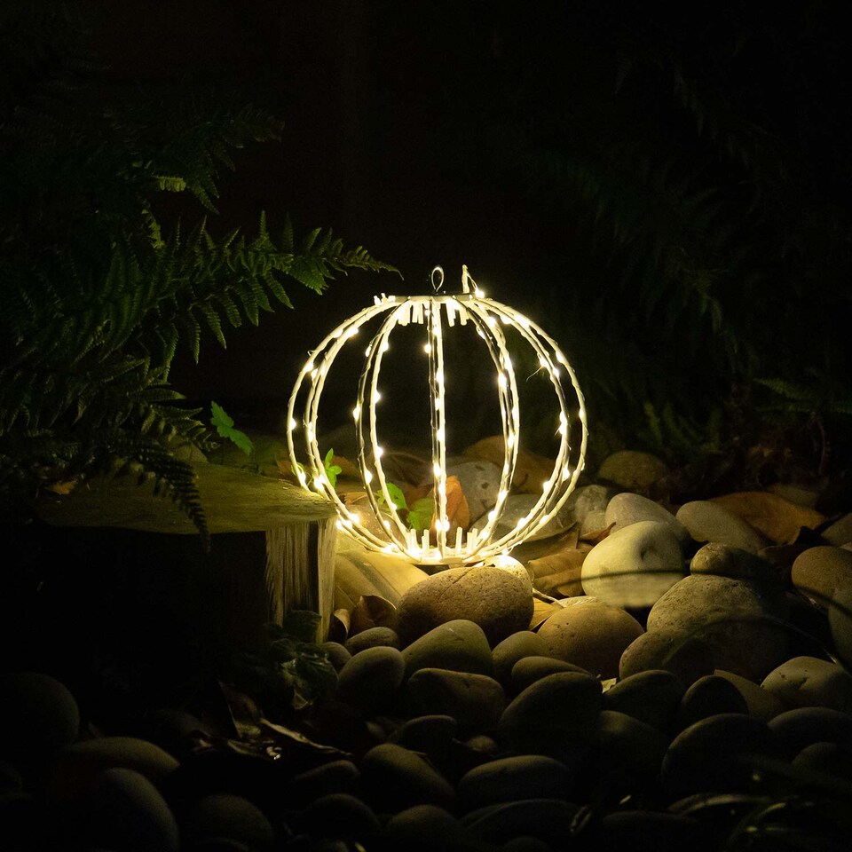 image 1 of Noma 20cm LED Wire Sphere, 80 Warm White LEDs