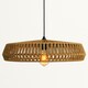 image 5 of CGC Extra Large 70cm Natural String Woven Round Easy Fit Lampshade Brown