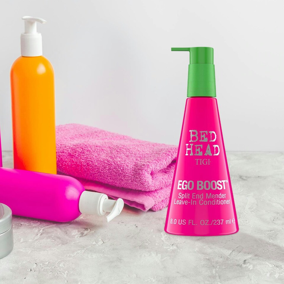 image 1 of Bed Head by TIGI Ego Boost Leave In Hair Conditioner for Damaged Hair 237ml, 2pk