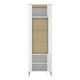 image 2 of Lazio Vitrin 1 Door in Alpine White/White Gloss