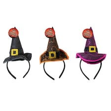 Assorted Witch Hat Headband Halloween Fancy Dress