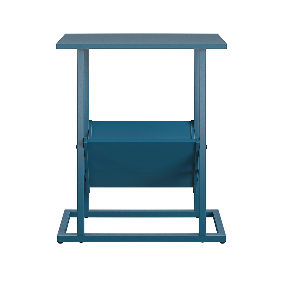 image 1 of Novogratz Regal End Table in Blue / Metal Frame Blue | Blue