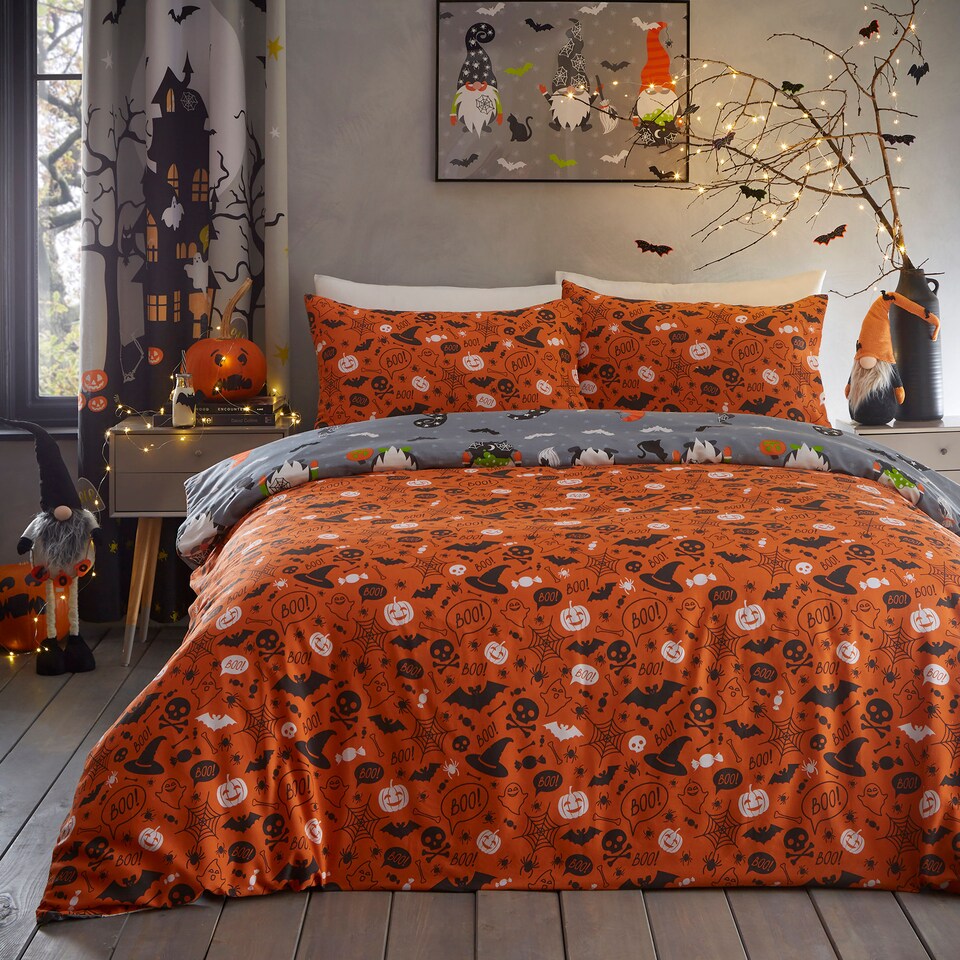 image 1 of Bedlam Scary Gonks Duvet Cover Set Grey
