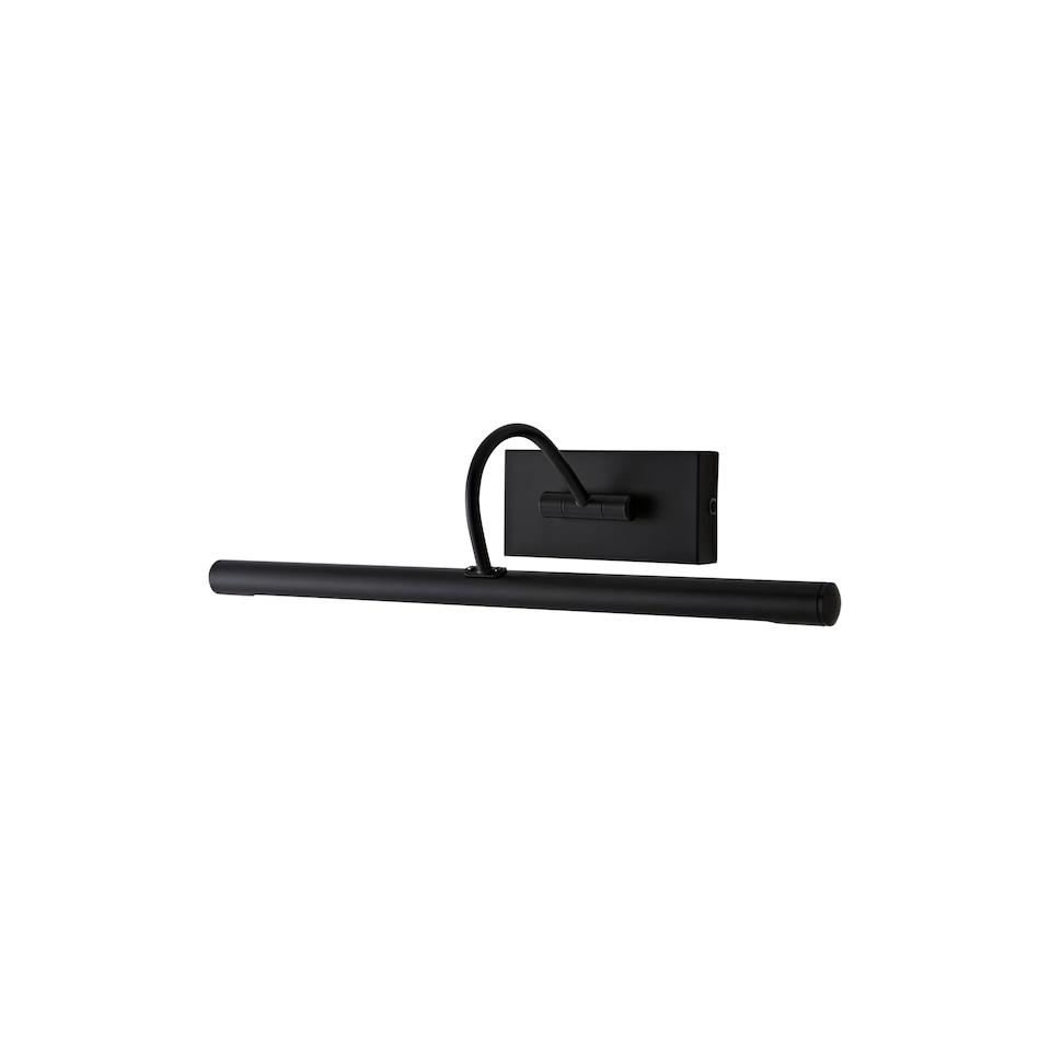 image 1 of ValueLights Alana Black IP44 Integrated LED Picture Wall Light | Black
