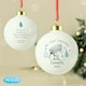image 1 of Personalised Winter Explorer First Christmas Tiny Tatty Teddy Bauble