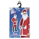 image 2 of Santa Claus Suit Christmas Fancy Dress Costume Adult Mens Medium | Red | M