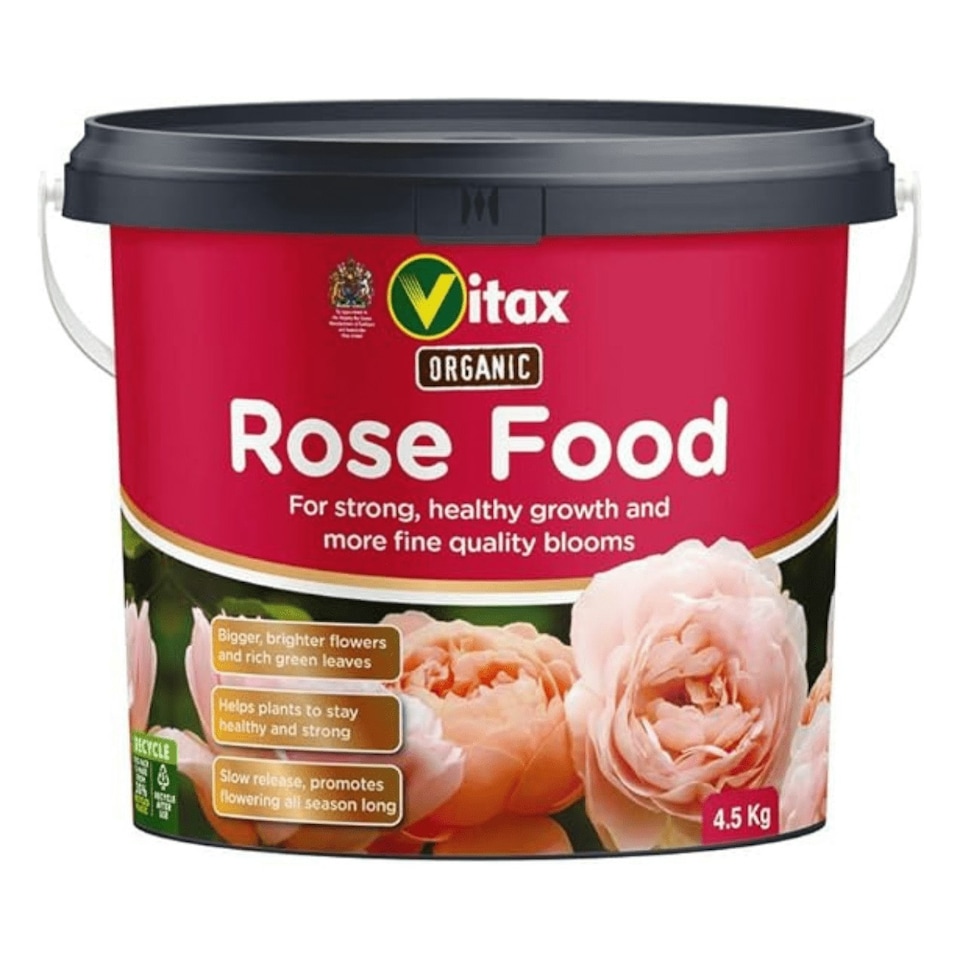image 1 of Vitax Organic Rose Food, 4.5kg Tub