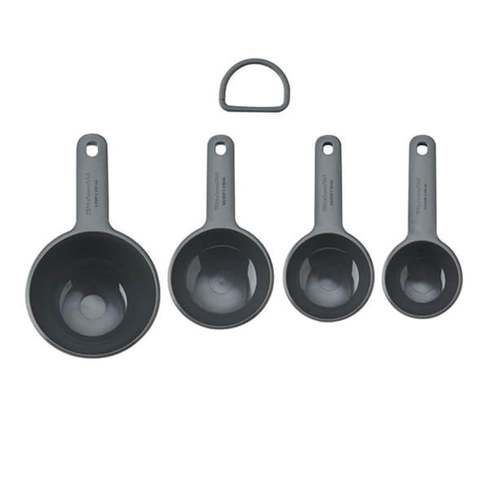 image 1 of KitchenAid 4 Piece Measuring Cup Set Charcoal Grey