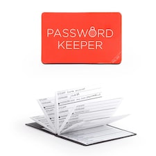Kikkerland Magnetic Password Keeper Book - 8 x 5.3 cm