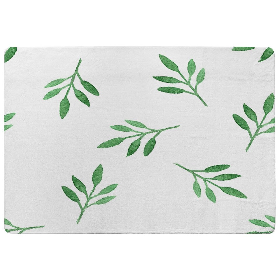 image 1 of Green Leaf (Rug) Green | Medium: 80x150cm