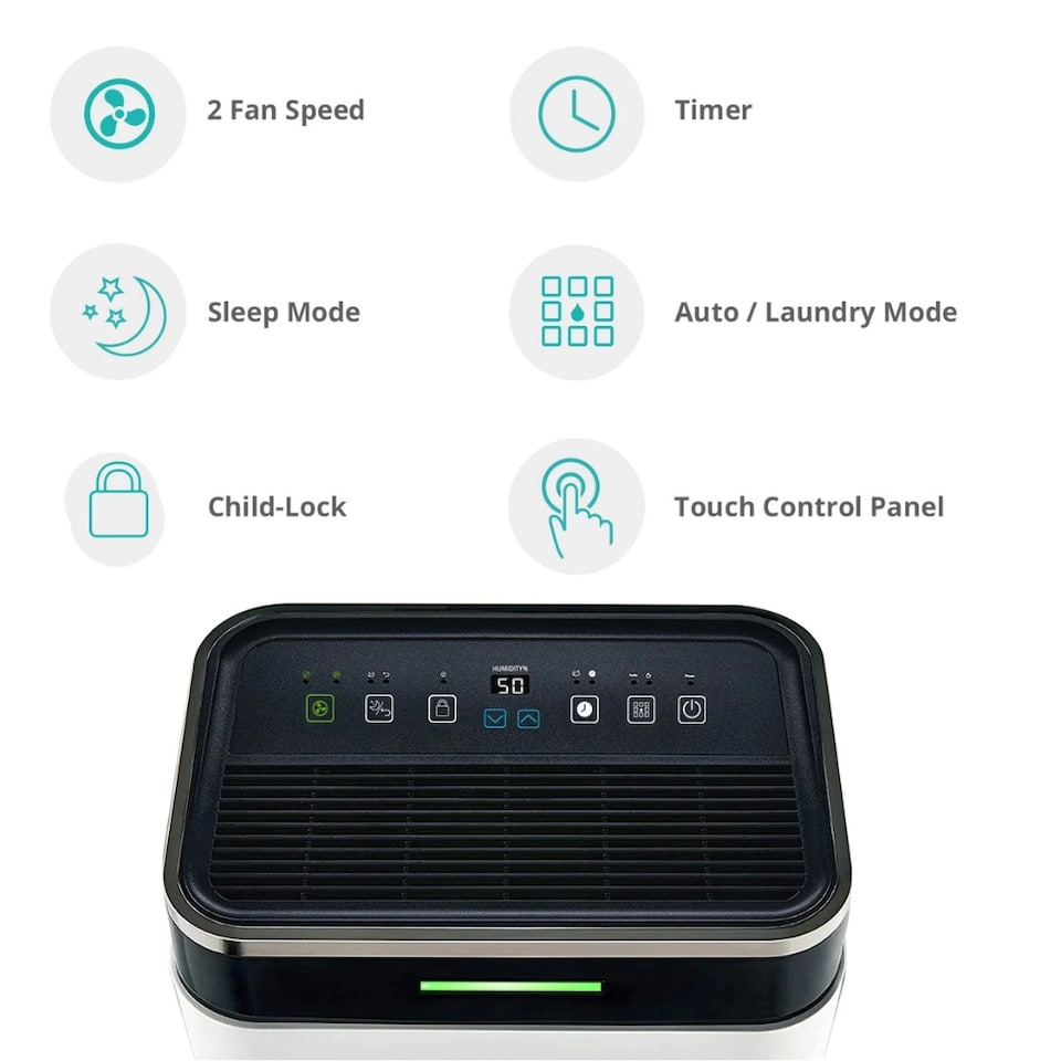 image 1 of EcoAir DC26 Compressor Dehumidifier - 26L