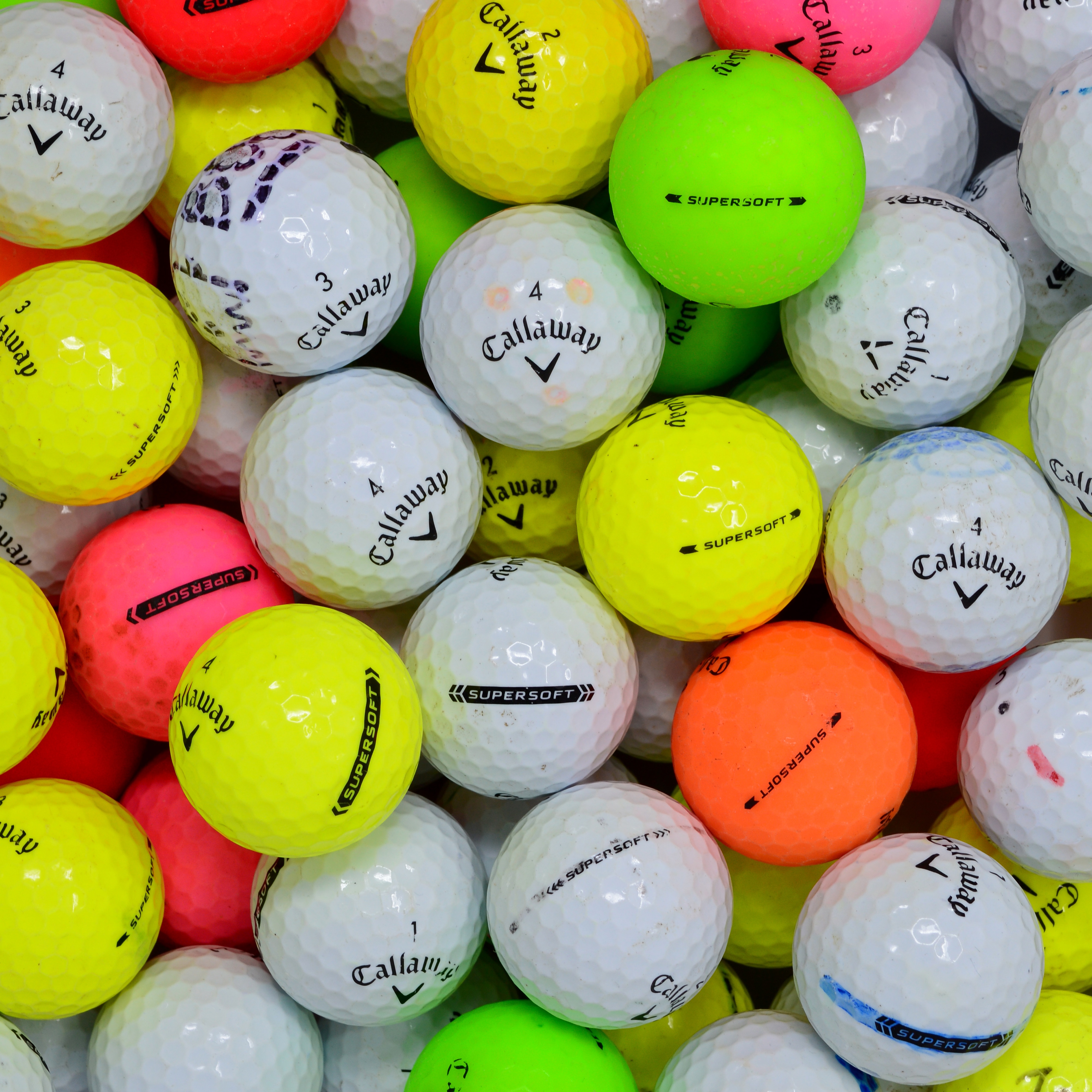 Callaway コレクション 4~P S200 Callaway Supersoft Lake Golf Balls Grade B - 24 Pack - Tesco Groceries