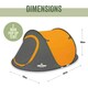 image 2 of Milestone Camping Pop Up Tent