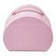 image 5 of Living and Home Stylish Jewellery Box with Handle - Pink