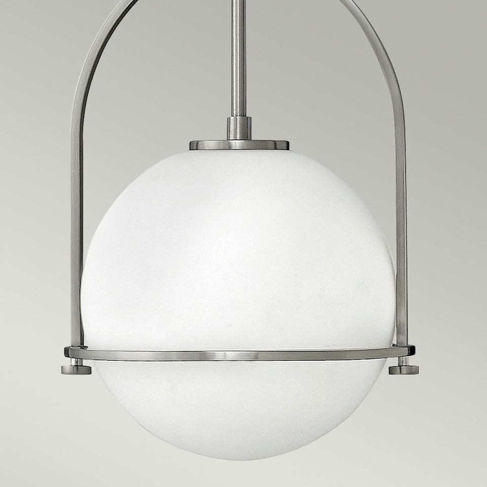 image 1 of Hinkley Somerset Globe Pendant Ceiling Light Brushed Nickel