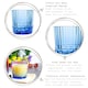 image 2 of Bormioli Rocco 12 Piece America '20s Large Glassware Set - Sapphire Blue Blue