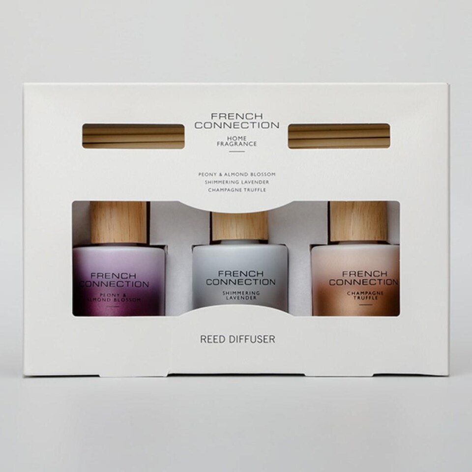 image 1 of French Connection Metallic Collection Shimmering Lavender Reed Diffuser 100ml