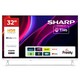 image 1 of SHARP 32HE2245KW 32 Inch HD TiVo Smart TV Frameless - White