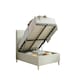 image 1 of Rhodes Warmstone Velvet Ottoman Bed King Size N/A