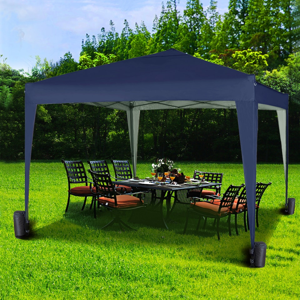 image 1 of MCC Direct Gazebo 3x3 Pop up Blue | Brown | Blue