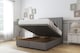 image 2 of Sloomy Kingsley Pewter Dumfries Ottoman Bed Base With 26" Strutted Headboard 6' Super King | Grey | Pewter | Super King | 1