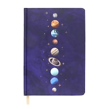 Something Different Solar System A5 Notebook - Navy Blue - One Size