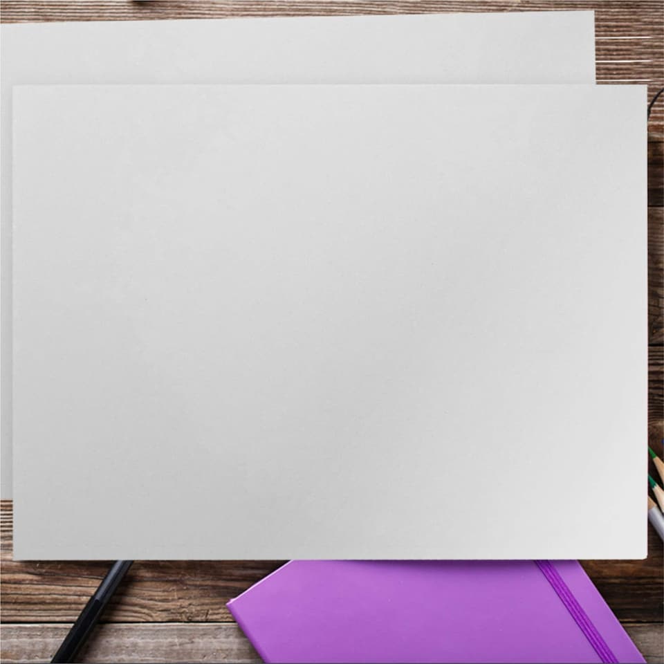 image 1 of Pack of 48 A4 Blotting Paper Sheets by Janrax | White | A4