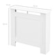 image 7 of HOMCOM Radiator Cover Heating Cabinet Solid MDF Small Sized White Modern Home | White | White