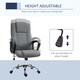 image 3 of Vinsetto Office Chair for Desk, with Height Adjustable, Wheels, Dark Grey