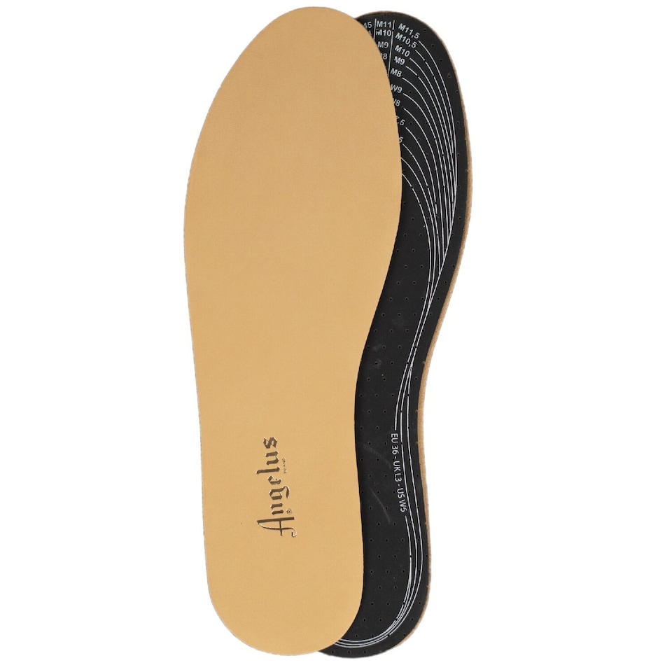 image 1 of Angelus Classic Leather Insoles - Cut to Size Custom Fit Comfort | Brown