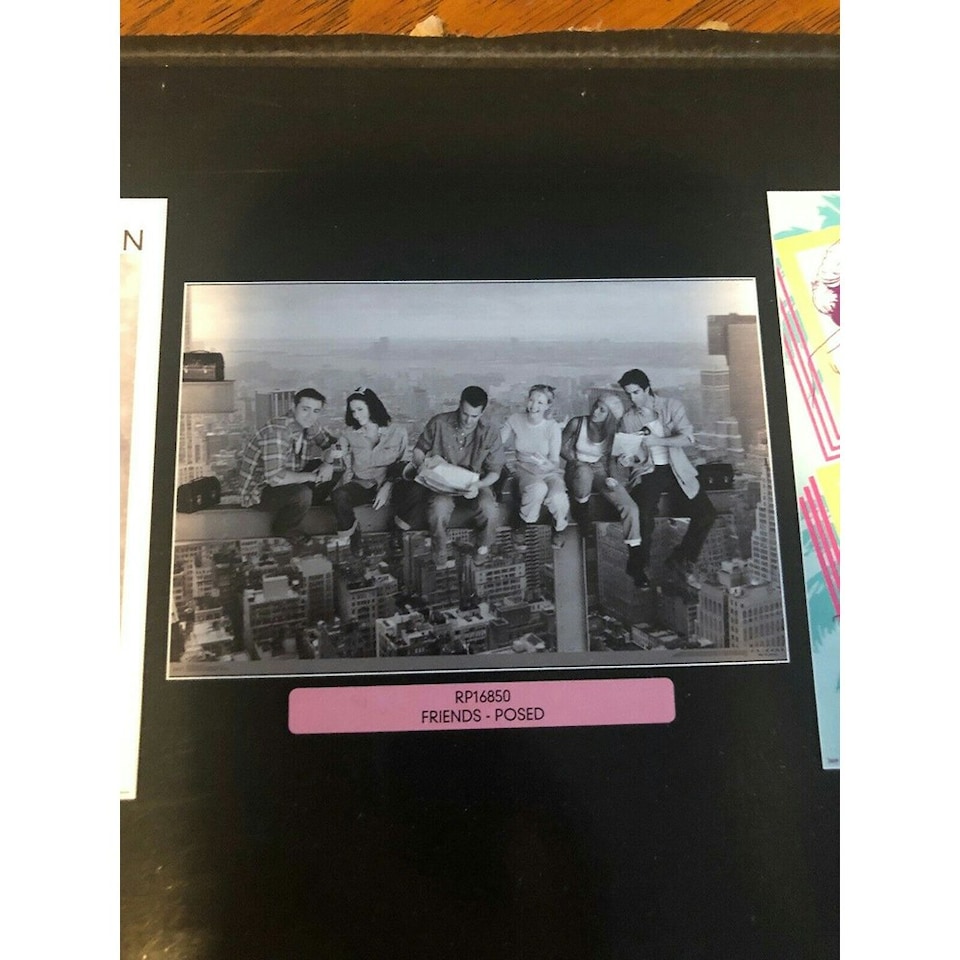 image 1 of Friends Skyscraper Poster - Grey - One Size