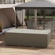 image 6 of Outsunny Garden Furniture Cover Outdoor Waterproof Rattan Set Rain Protection | Grey | Grey | 222L x 155W x 67H cm