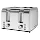 image 1 of Igenix 1500W 4 Slice Toaster Stainless Steel, IGT0409SS