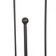 image 2 of Hammer and Tongs Steel Wellington Boot Rack - 6 Pair - Black Black