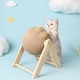 image 2 of Living and Home Cat Scratching Ball Toy Natural Sisal Scratcher Pet Toy
