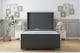 image 1 of Sloomy Devonshire Graphite Dumfries Bed Frame With 50"  Upholstered Wingback Headboard 4' Small Double