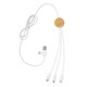 image 3 of XD Collection Ontario 6-In-1 USB Cable - White - One Size