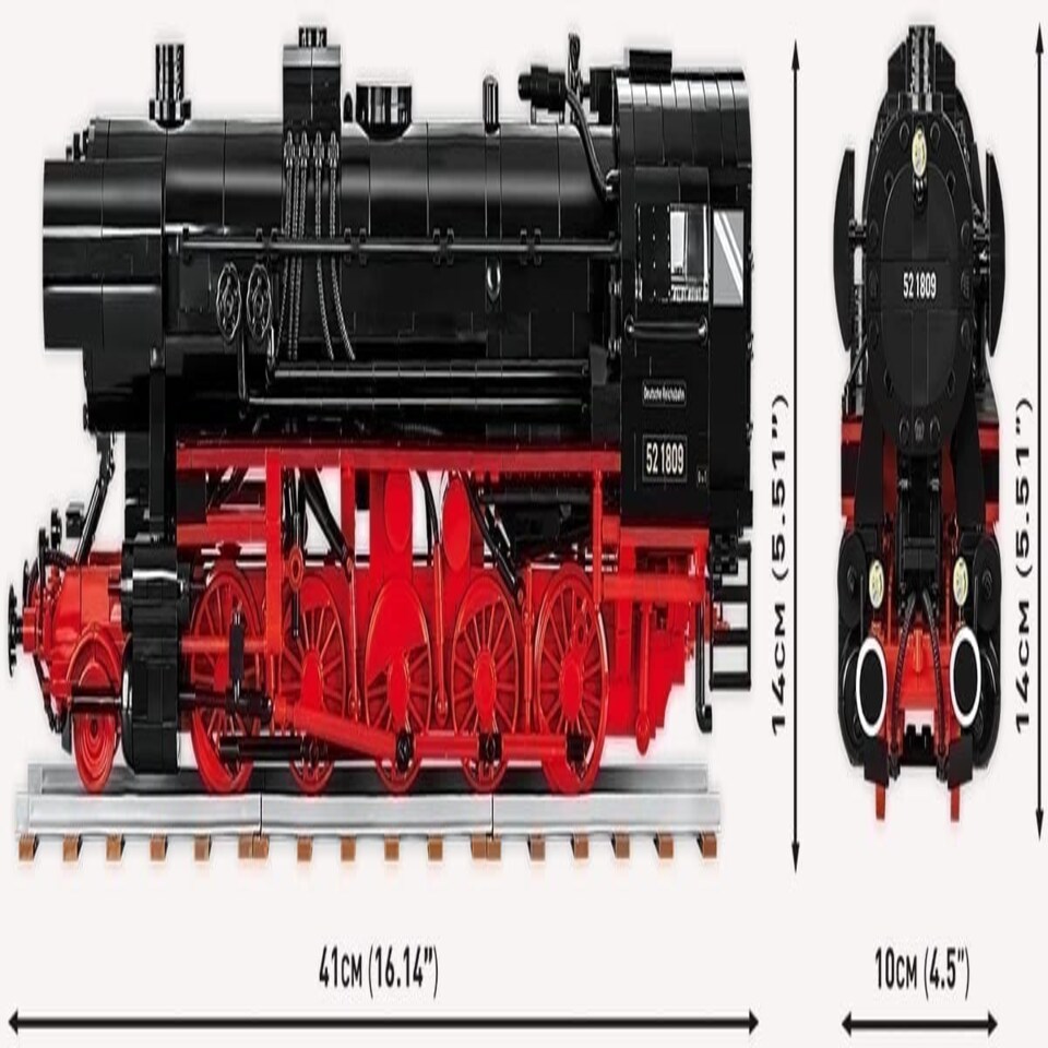 image 1 of Cobi - Historical Trains - Steam Locomotive DRB 52 (1,723 Pieces)