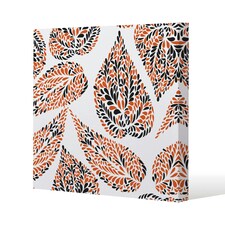 Leaf Droplets (Canvas Print) 77 x 77 x 4cm
