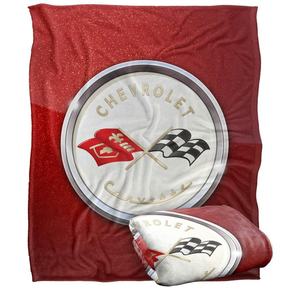 image 1 of Chevrolet Corvette Logo Blanket - Multicoloured - One Size