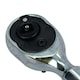 image 5 of 1/4in Drive Stubby Headed Ratchet Socket Driver 90 Teeth Quick Rel Reversible