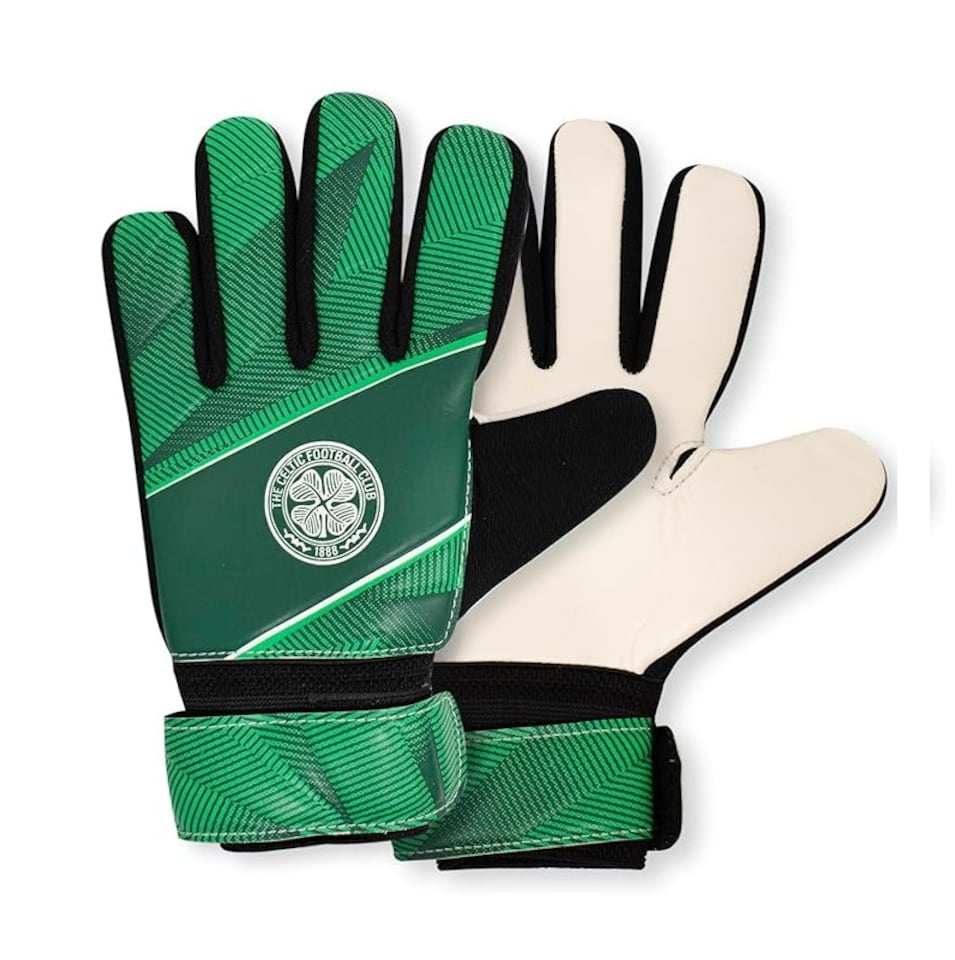 image 1 of Celtic FC Goalkeeper Fuse Gloves Junior | Green