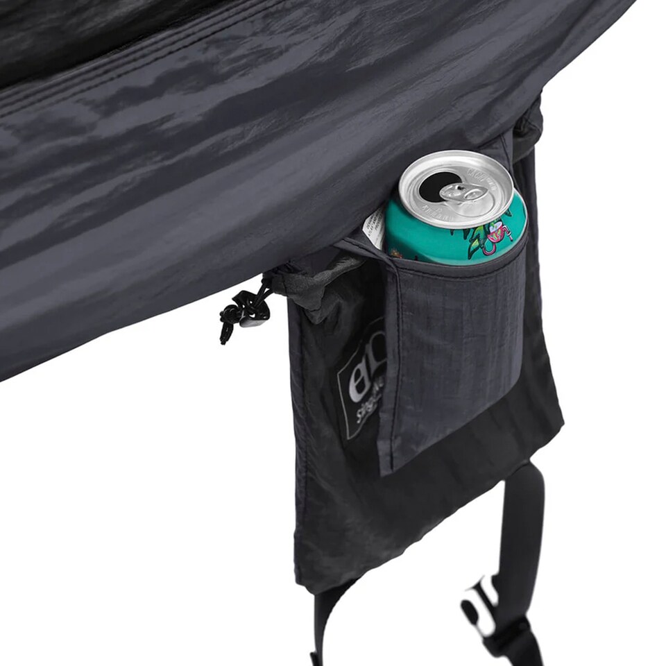 image 1 of SingleNest Hammock - Lightweight Durable Portable Camping Hammock | Black | Black