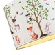 image 3 of Cute Woodland Animals Round Lamp Shade in Cotton Fabric - Foxes Owls Rabbits