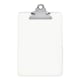 image 1 of Clear A5 Clipboard with Butterfly Clip with Ruled Side