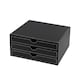 image 1 of PVC Black Desktop Organizer 31.8 x 24 x 19.8cm