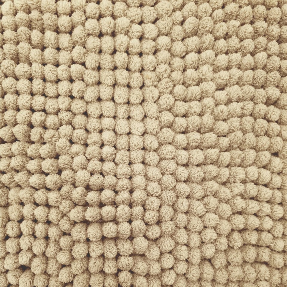 image 1 of Chenille Bobble Bath Mat Non-Slip 50 x 80cm - Sage Green