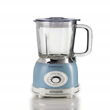 Ariete 58305, Vintage Glass Jug Blender, 1.5 Litre, Blue