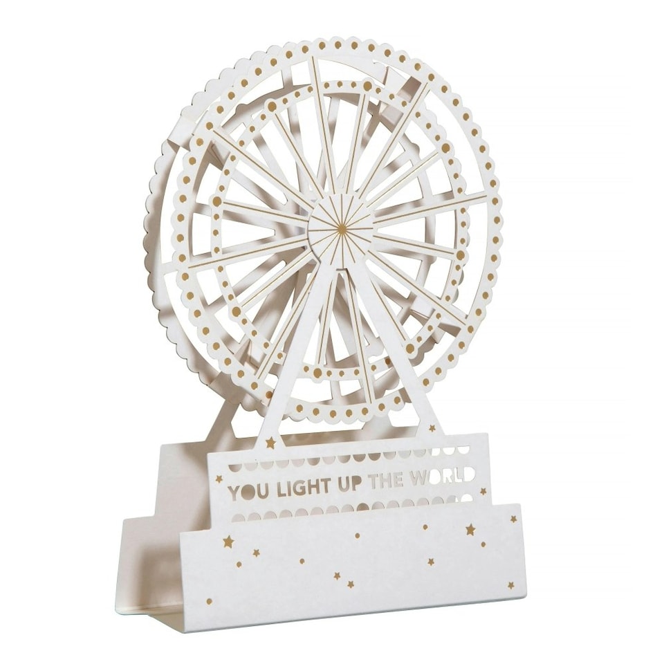 image 1 of Premium 3D Ferris Wheel Greeting Card Paper Fables