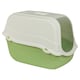 image 1 of Extra Large Enclosed Cat Litter Tray Filter Box Hooded Large Scoop Toilet Potty | Green | 1